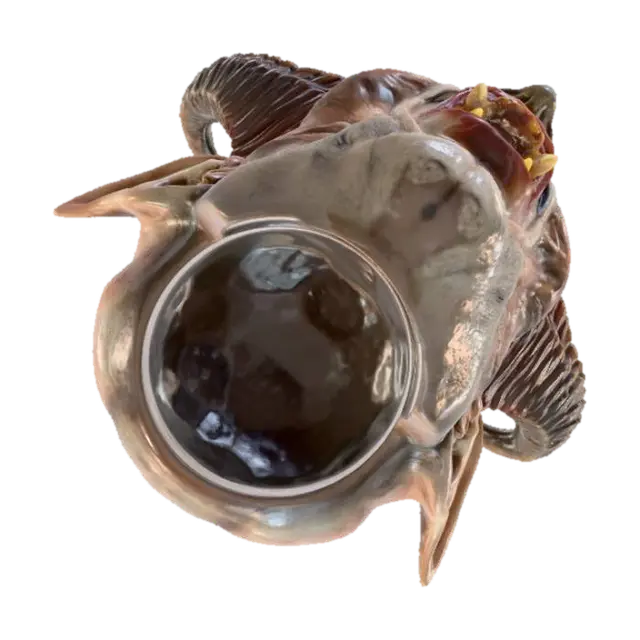 Demonic Mask - Devils 3D model, vytvořený pomocí AI