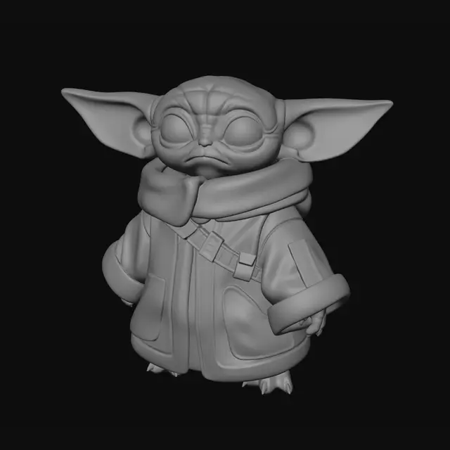 3D model for Cozy Grogu