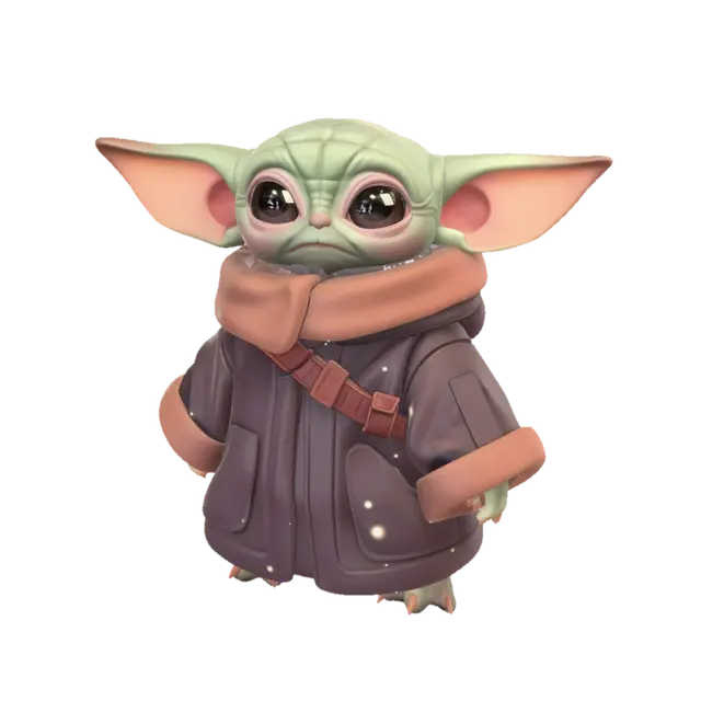 3D model for Cozy Grogu