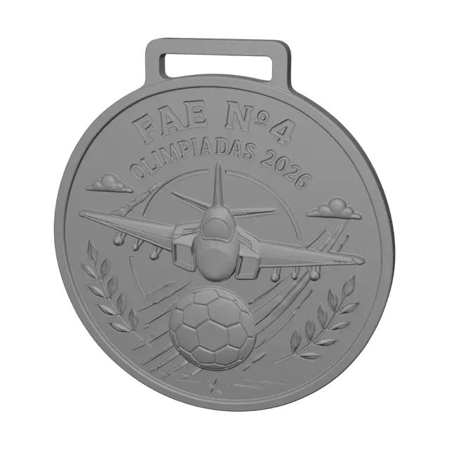 3D model for Golden Flight Soccer Medal