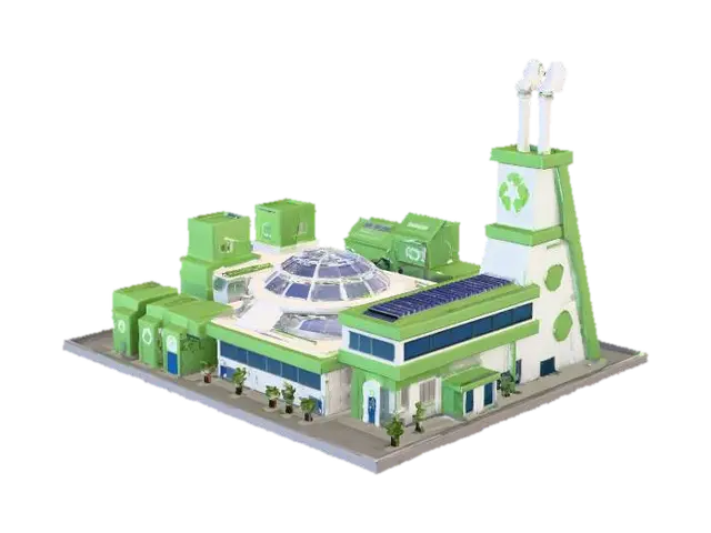 Eco Innovation Hub 3D model, vytvořený pomocí AI