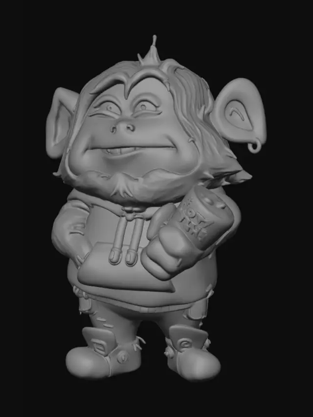 3D model for Yerba Monkey