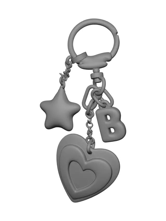 3D model for Stylized Key Chain