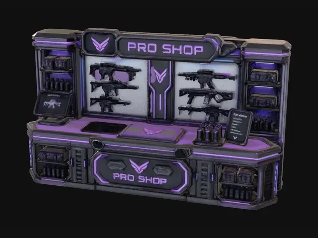 3D model for Neon Armory Pro Shop