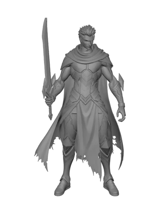 3D model for Violet Rift Knight