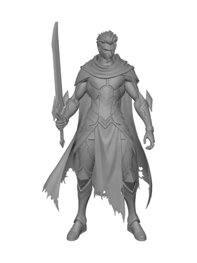 3D model for Violet Rift Knight