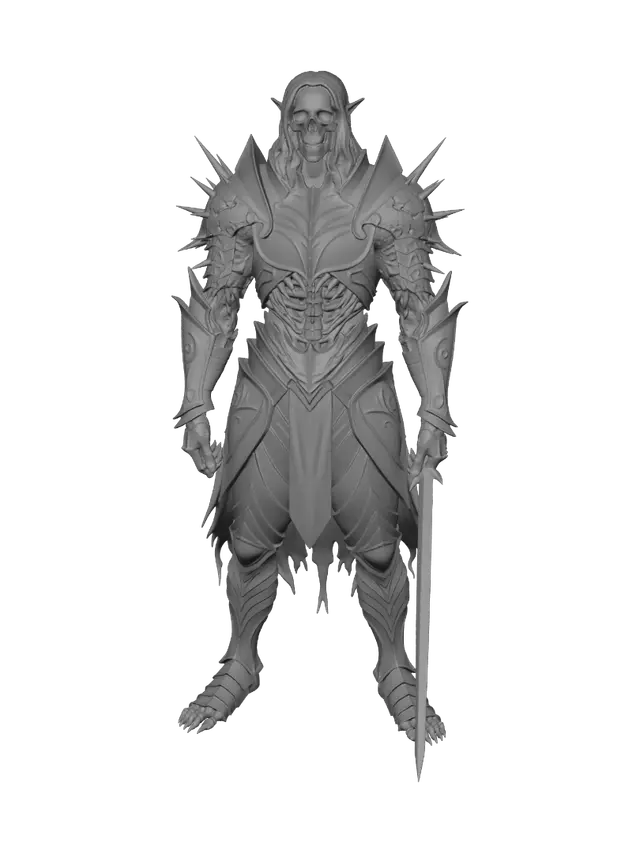 3D model for Crimson Revenant Knight