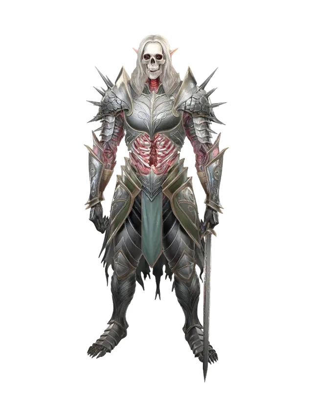 3D model for Crimson Revenant Knight