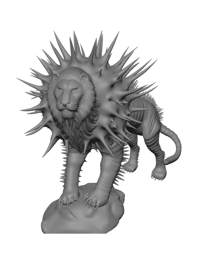 3D model for Spined Tiger