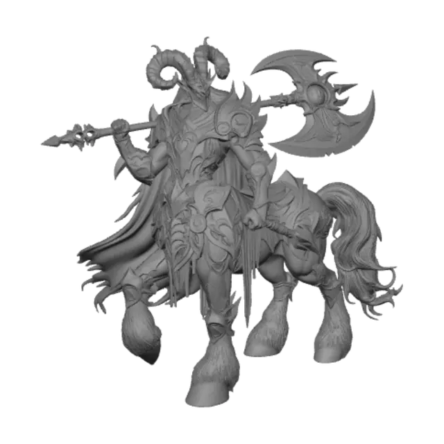 3D model for Crimson Armored Centaur Warlord