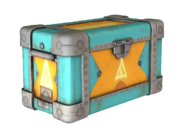 3D model for retro scifi ammo crate