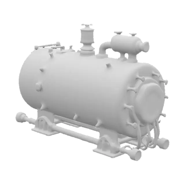 3D model for Retro scifi fuel barrel