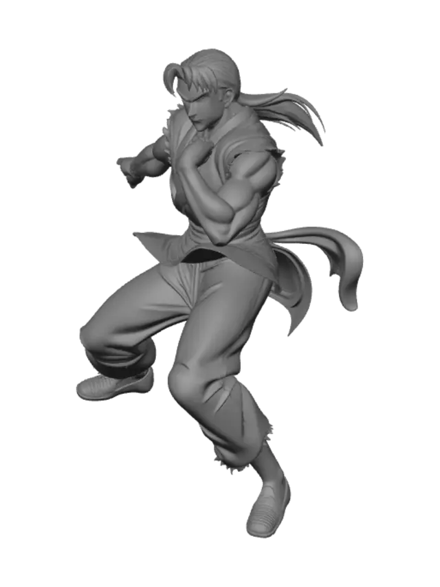 3D model for Crimson Sash Warrior