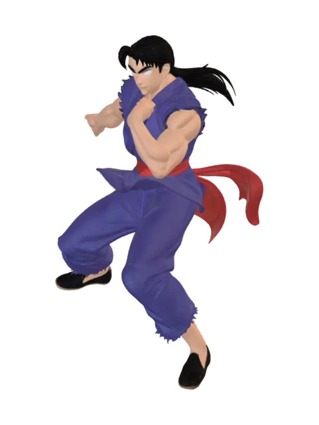 3D model for Crimson Sash Warrior