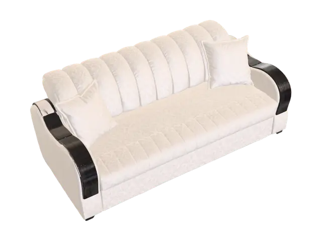 Beige Sofa with Pillows - Cleanlines 3D model, AI generated