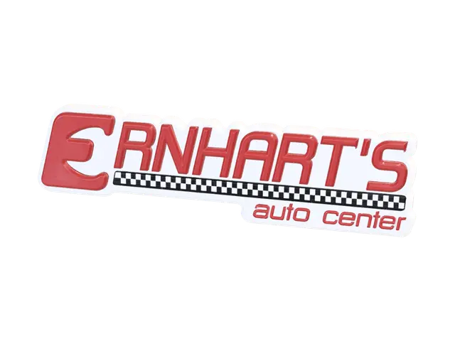 Ernharts Auto Center Plaque 3D model, vytvořený pomocí AI