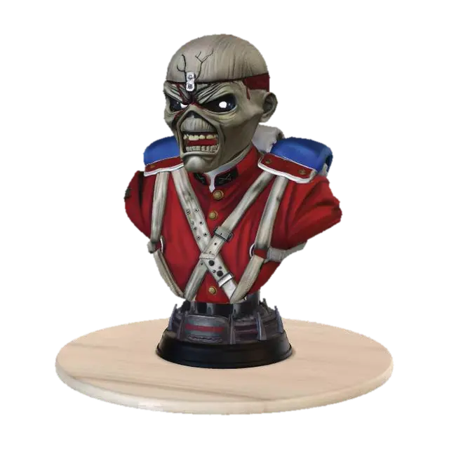Eddie the Zombie Soldier - Ironmaiden 3D model, vytvořený pomocí AI