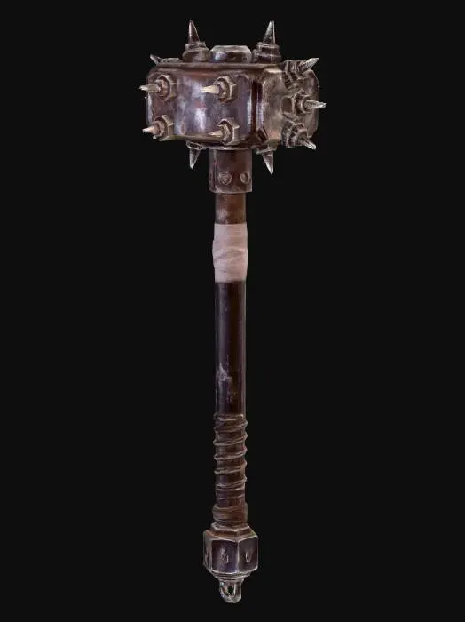 3D model for Spiked Warhammer