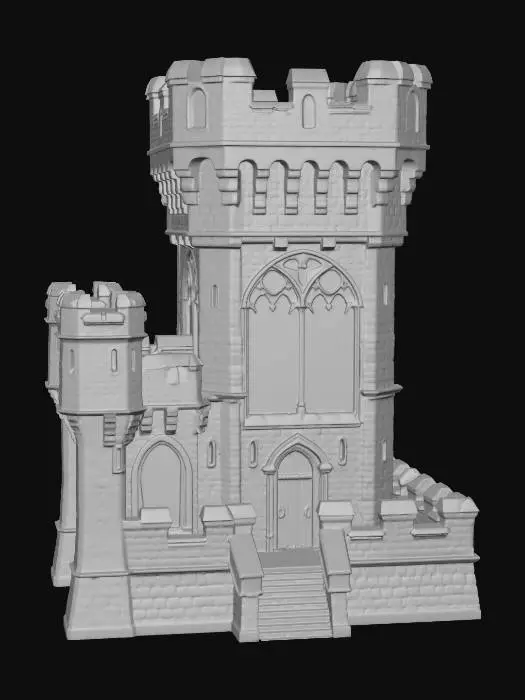 3D model for Stained Glass Fortress