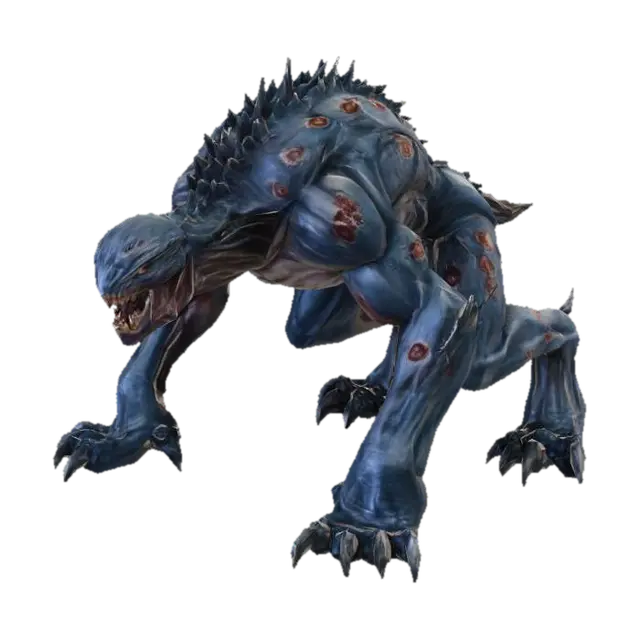 Dreadmaw Behemoth 3D model, vytvořený pomocí AI