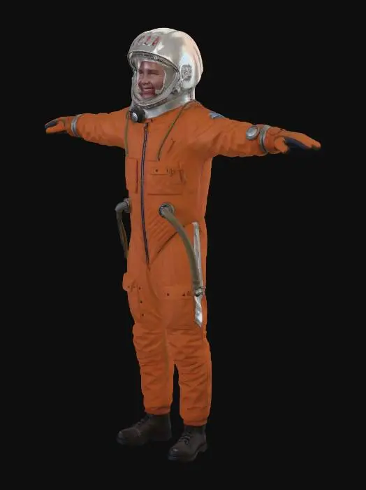 3D model for Arms Outstretched Astronaut