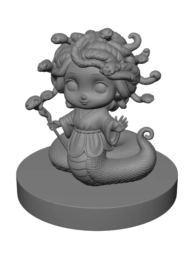 3D model for Pastel Serpent Princess