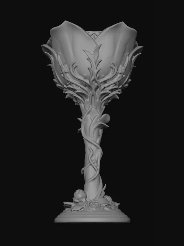 3D model for Crimson Rose Chalice