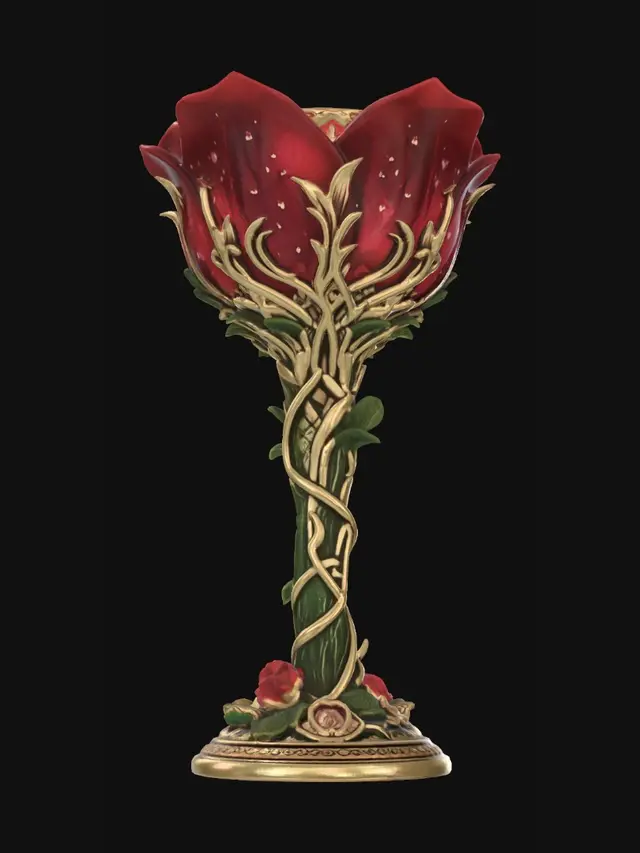 3D model for Crimson Rose Chalice