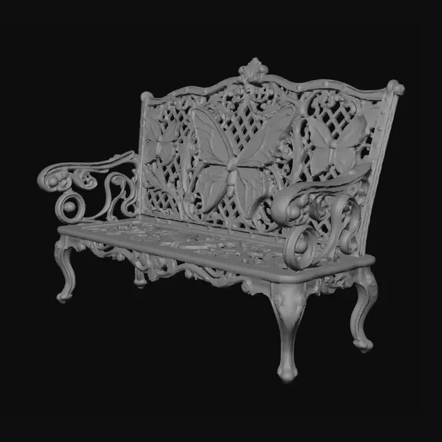 3D model for Butterfly Lattice Bench