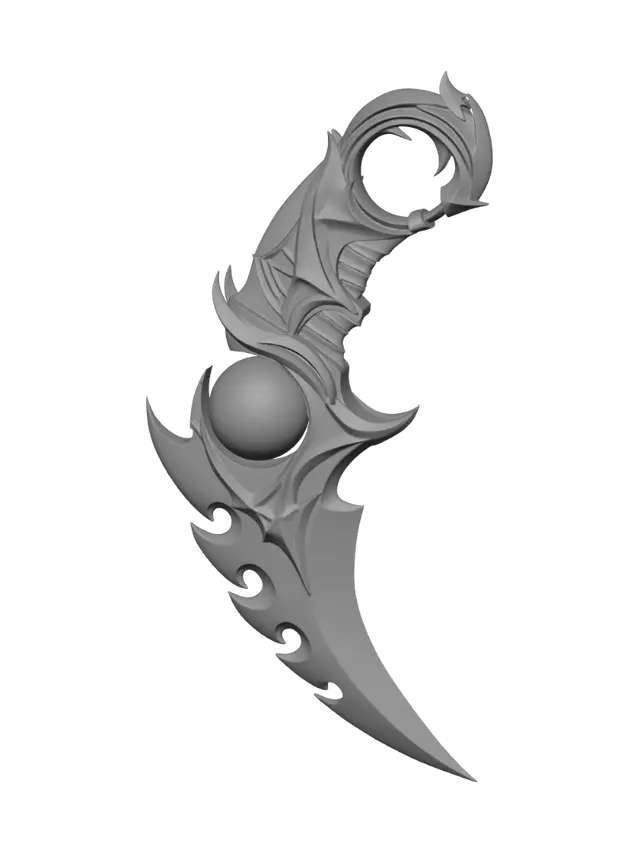 3D model for Azure Serpent Blade