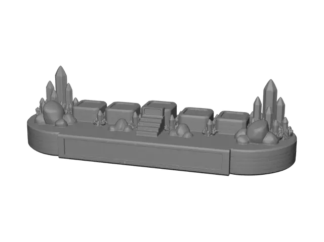 3D model for Obsidian Crystal Arena