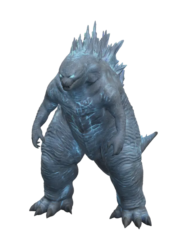 3D model for Weathered Burning Godzilla