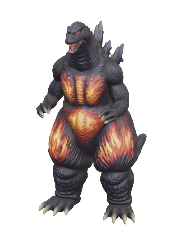 3D model for Fantasy Burning Godzilla