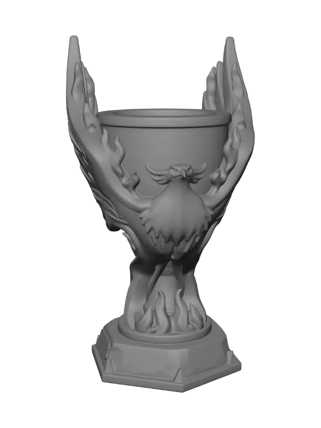 3D model for Victory Phoenix Trophy
