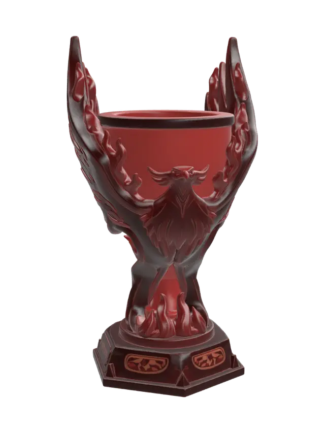 3D model for Victory Phoenix Trophy