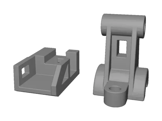 3D model for Isometric View of a Machine Component (Figure Q1)