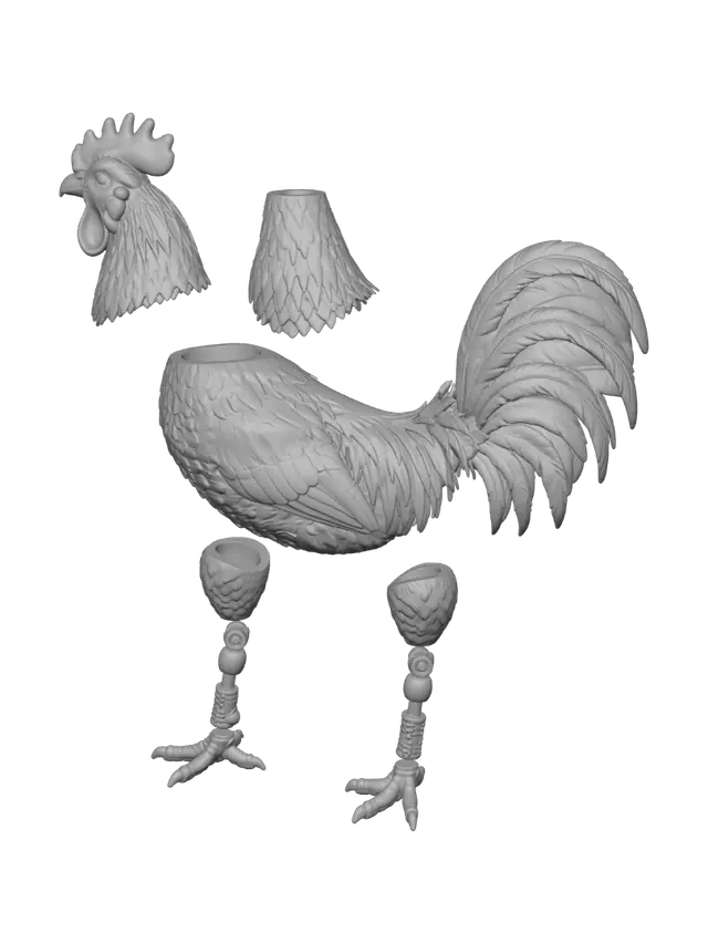 3D model for Mechanical Rooster Assembly