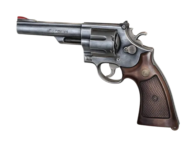 3D model for Rusty .45 Magnum Revolver