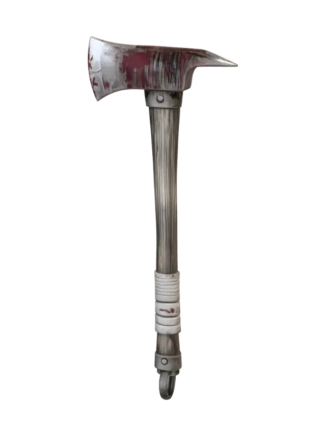Bloodied Hatchet - Savage 3D model, vytvořený pomocí AI