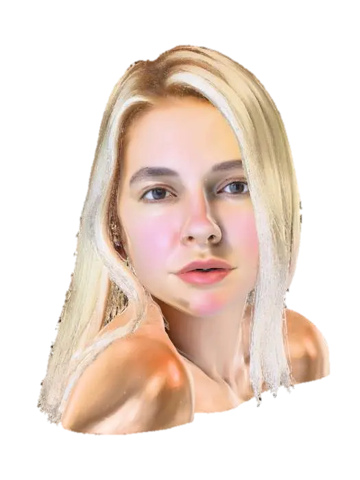 fdtg - Portraits 3D model, vytvořený pomocí AI