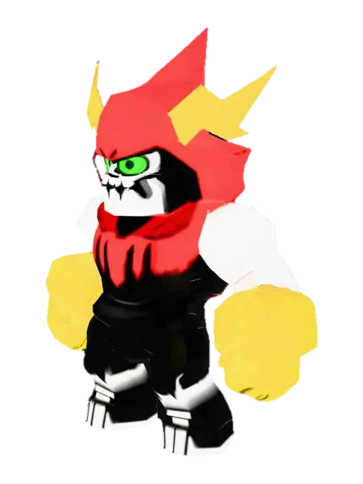 Electro Skull Puncher - Characterplayer 3D model, vytvořený pomocí AI