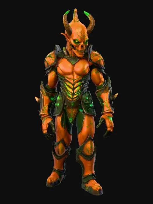 3D model for Infernal Harvest Guard, #Halloween2025#