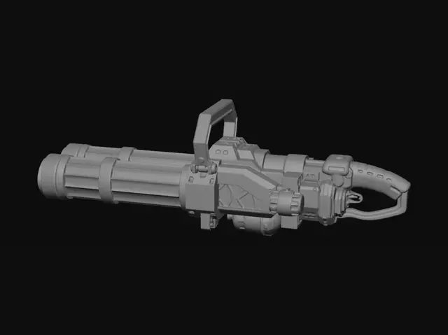 3D model for Triple Barrel Plasma Blaster