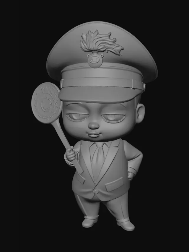 3D model for Little Carabiniere