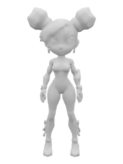 3D model for Warrior Queen