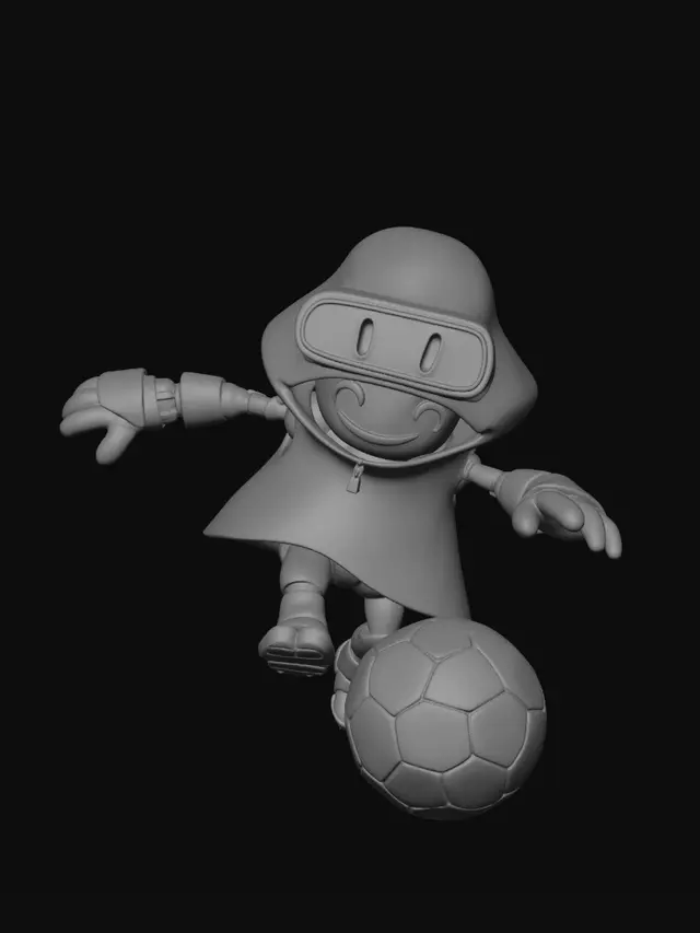 3D model for Galactic Goal Kick