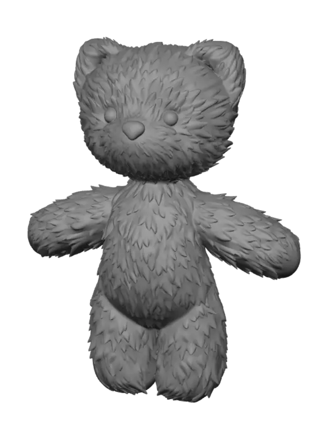 3D model for Orange Fox Plush