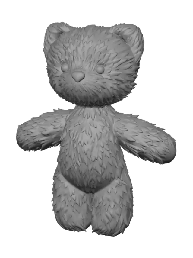 3D model for Orange Fox Plush