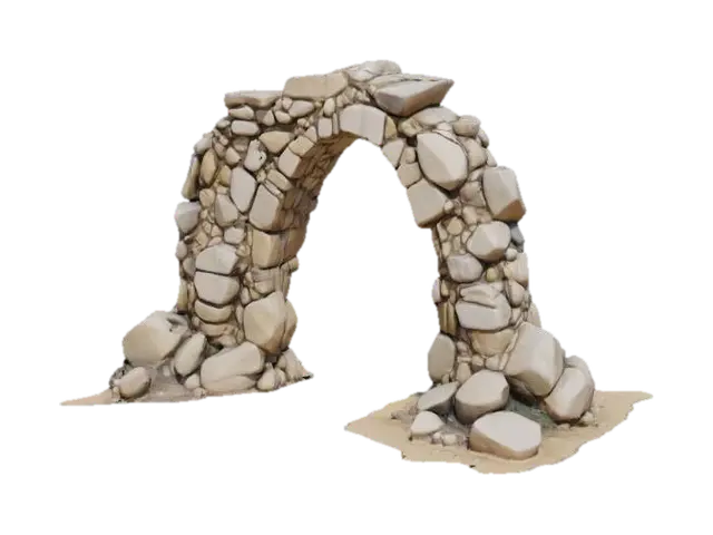 3D model for Stone Archway, #arch#