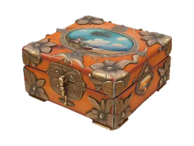 Seaside Memories Box 3D model, vytvořený pomocí AI